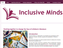 Tablet Screenshot of inclusiveminds.com